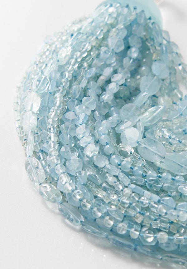 Monies UNIQUE Aquamarine Quartz Necklace	