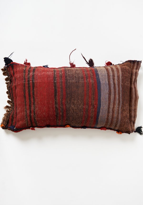 Wool Afghan Baloch Tribal Balisht Tassel Pillow	