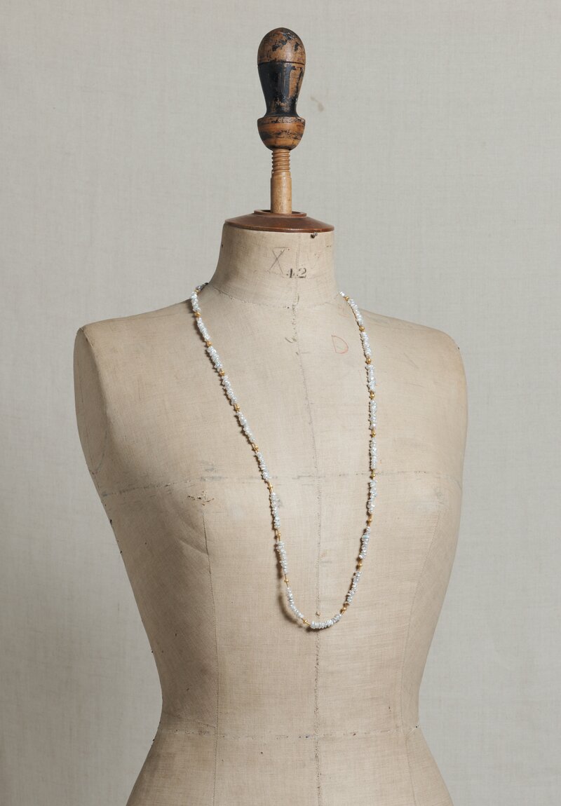 Greig Porter 18K, Pearl Long Single Strand Necklace	