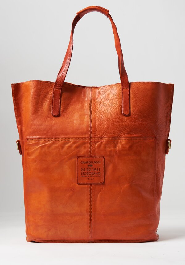 Campomaggi Large Shopping Tote in Baked	