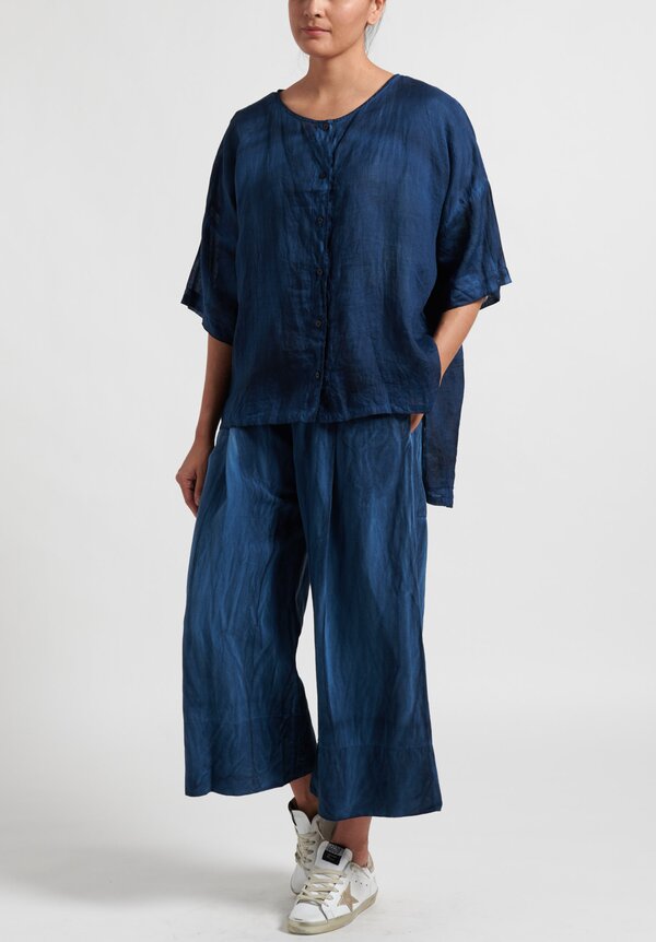 Gilda Midani Sheer Super Shirt in Indigo Blue | Santa Fe Dry Goods ...