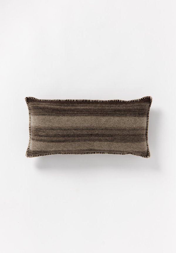 British Wool Geometric Lumbar Cushion	