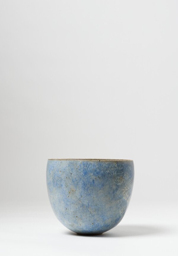 Terra Coll Clayworks Stoneware Tall Bowl in Blue