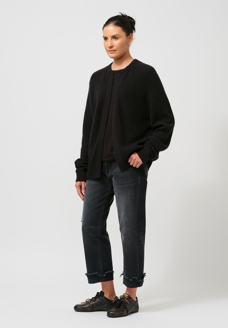 Frenckenberger Cashmere DJ Hell Bomber in Black	