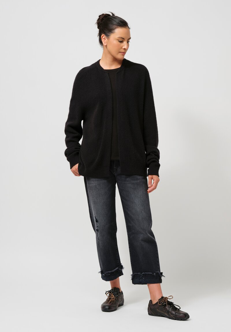 Frenckenberger Cashmere DJ Hell Bomber in Black	