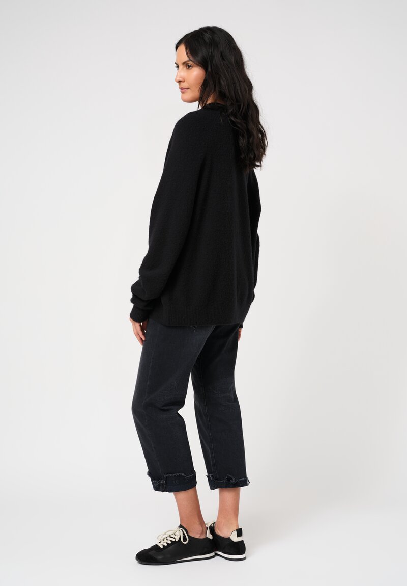 Frenckenberger Cashmere DJ Hell Bomber in Black