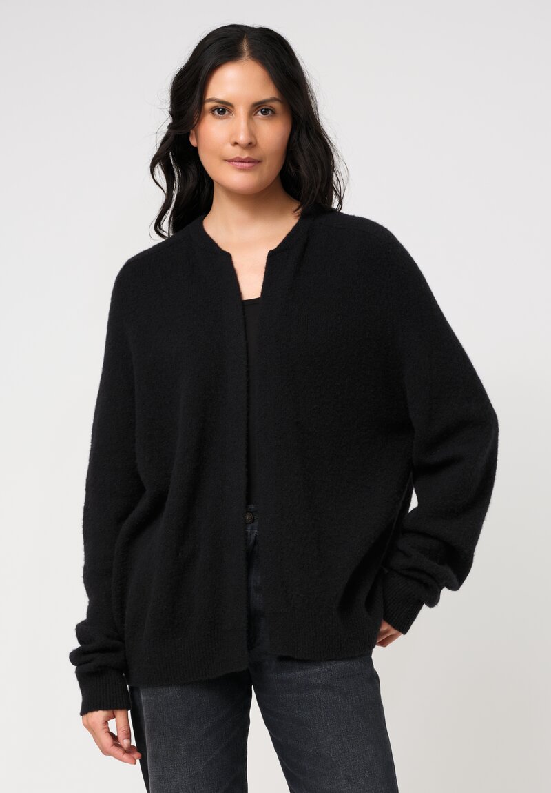 Frenckenberger Cashmere DJ Hell Bomber in Black
