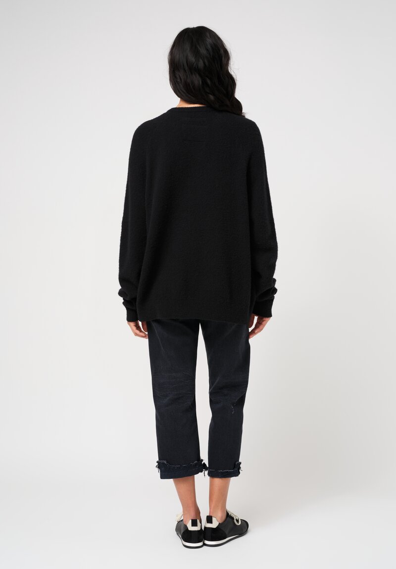 Frenckenberger Cashmere DJ Hell Bomber in Black