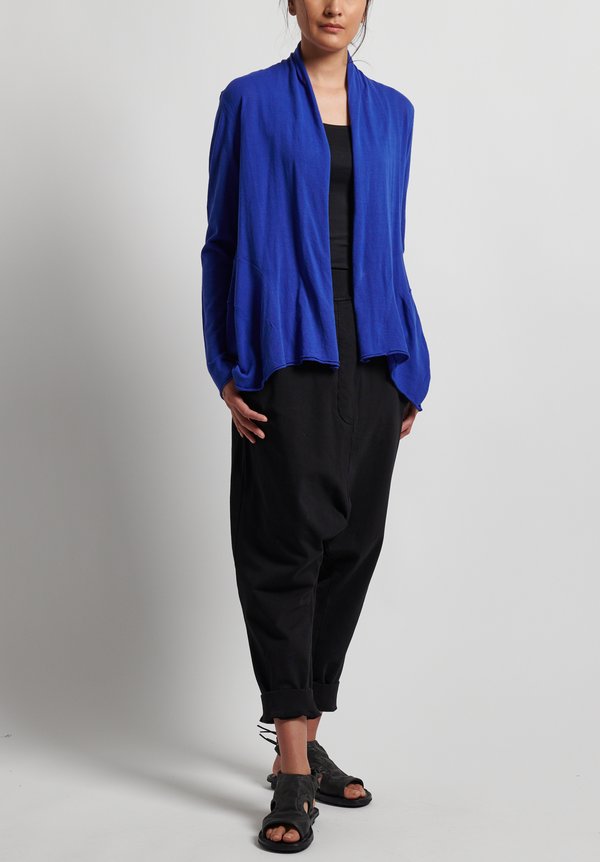 Rundholz Black Label Open Front Cardigan in Curacao
