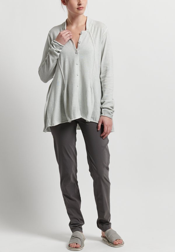 Rundholz Black Label Long Button Front Cardigan in Cliff	