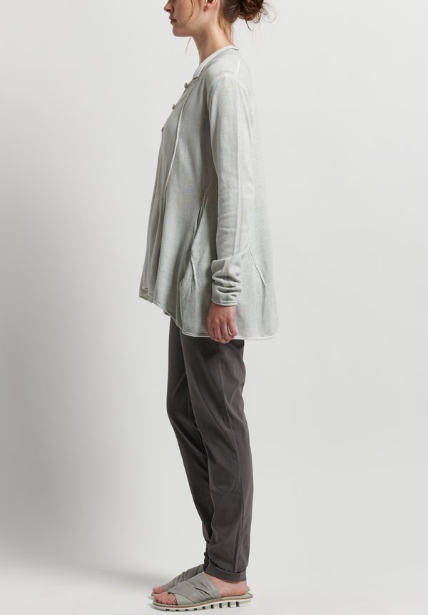 Rundholz Black Label Long Button Front Cardigan in Cliff	