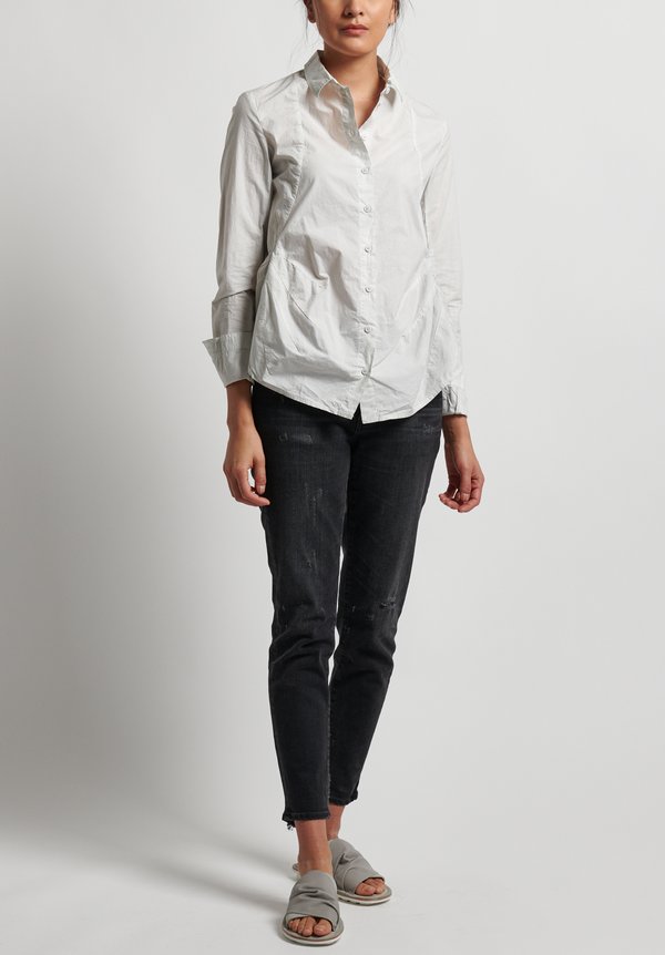 Rundholz Black Label Button Front Shirt in Cliff