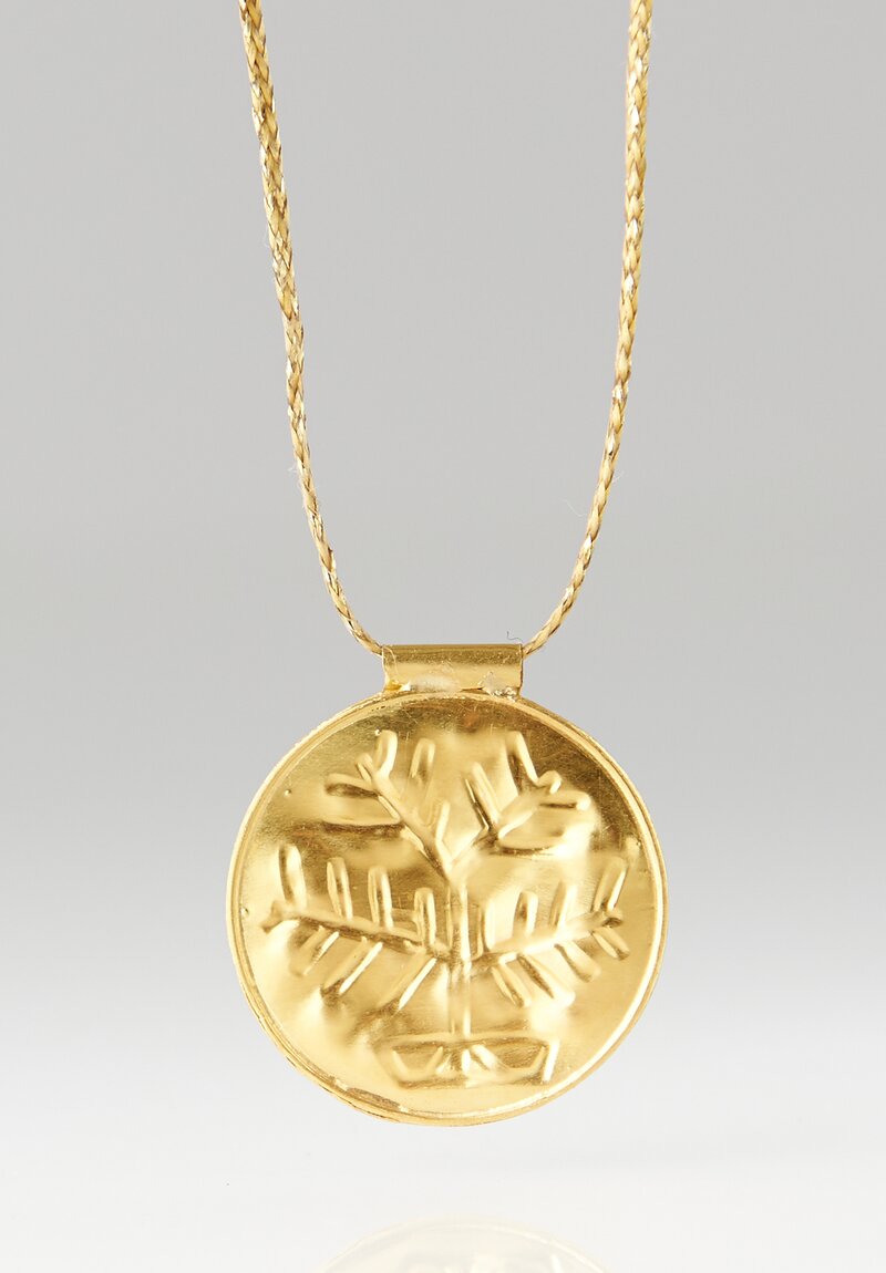 Pippa Small 18K, Gold Tree Pendant Necklace	