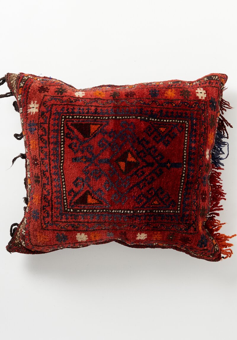 Afghan Hand-Knotted Pillow	