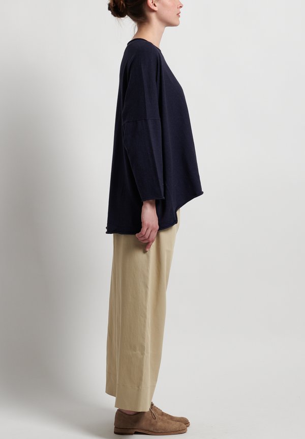 Peter O. Mahler Techno Wide Leg Pants in Natural