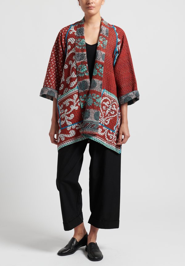 Mieko Mintz 4-Layer Vintage Cotton A-Line Jacket