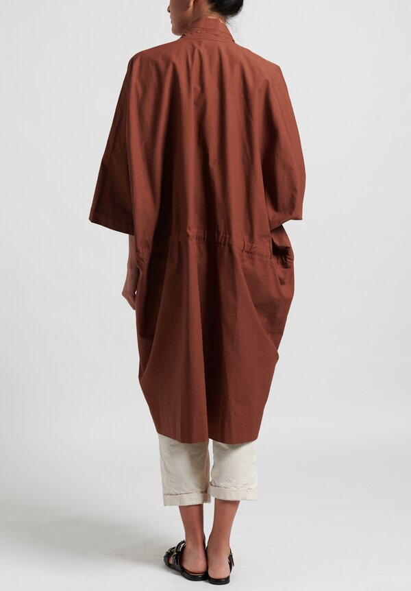 Jan-Jan Van Essche Kimono Summer Coat in Rust | Santa Fe Dry Goods 