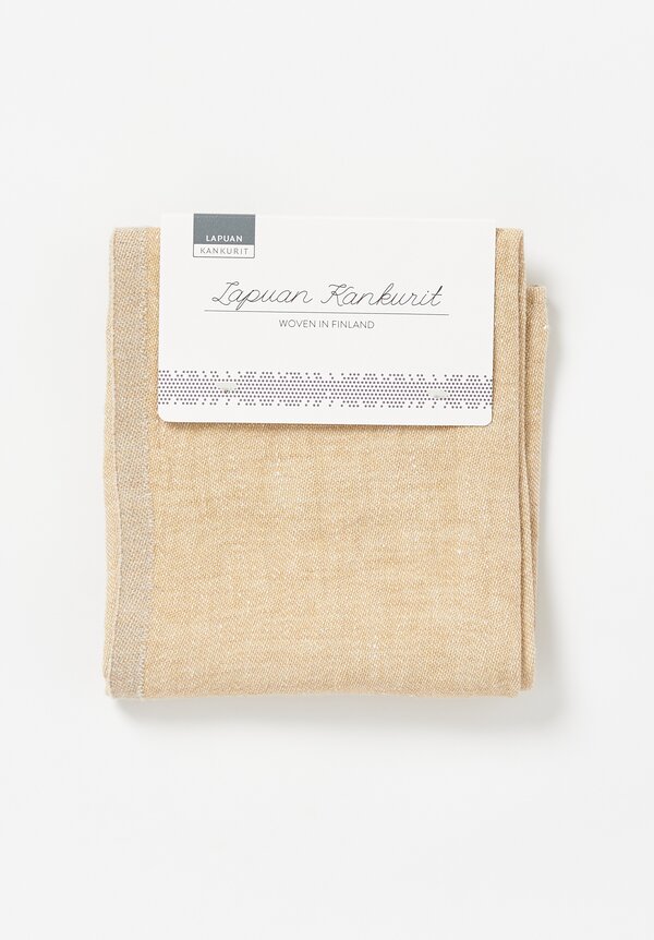 Lapuan Kankurit Organic Washed Linen Duo Towel Gold/ Linen	