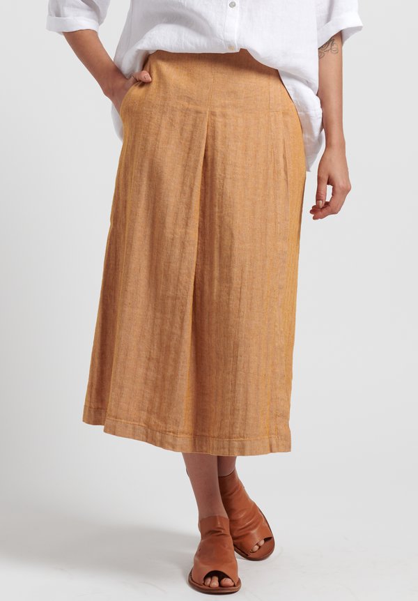 Oska Linen Itta Skirt in Marigold | Santa Fe Dry Goods . Workshop ...