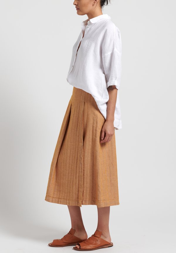 Oska Linen Itta Skirt in Marigold | Santa Fe Dry Goods . Workshop ...