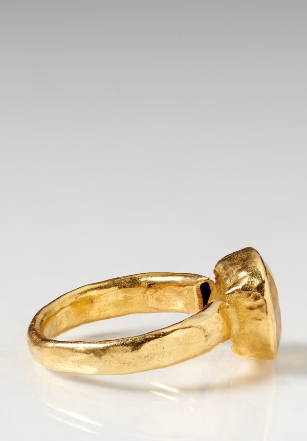 Ram Rijal 22K, Yellow Sapphire Ring	