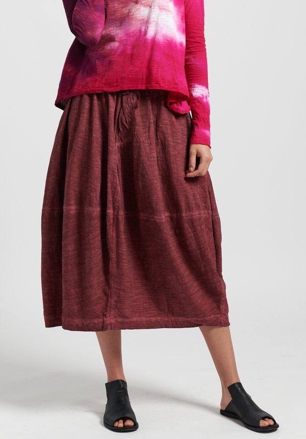 Gilda Midani Solid Dyed Y Skirt in Pepper	
