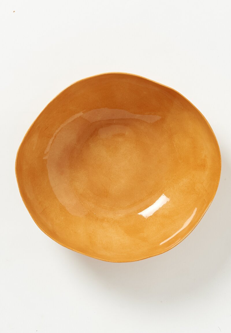 Bertozzi Solid Painted Large Bowl in Orange	