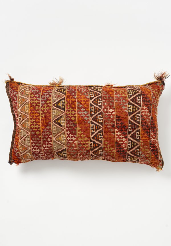 Wool Turkish Fethiye Slit Weave Pillow	