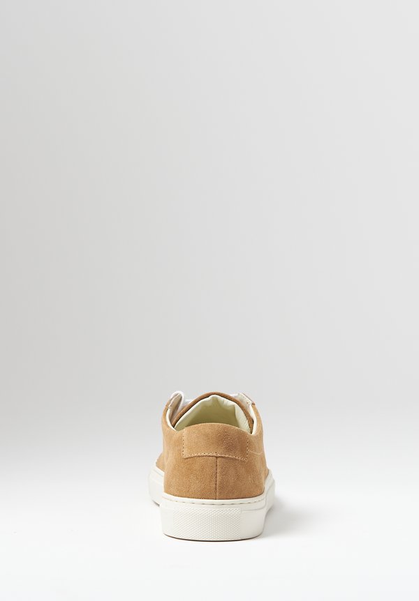 Common Projects Original Suede Achilles Low Contrast Sole Sneaker in Tan	