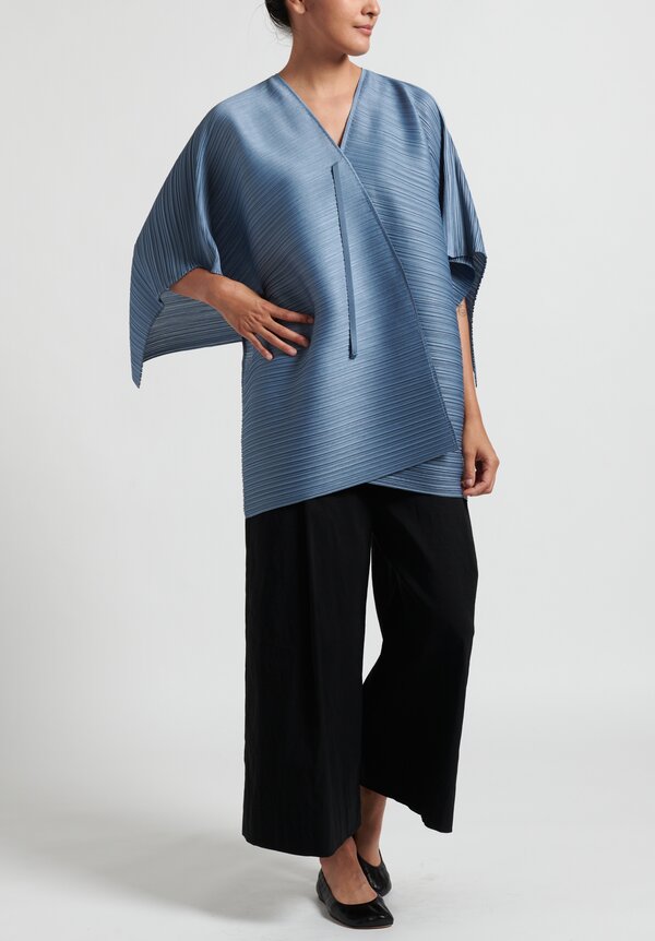 Pleats Please Monthly Colors March Cape in Steel	
