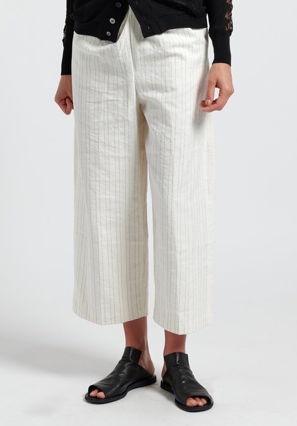 A Tentative Atelier ''Gehry'' Twist Pants in Off White	