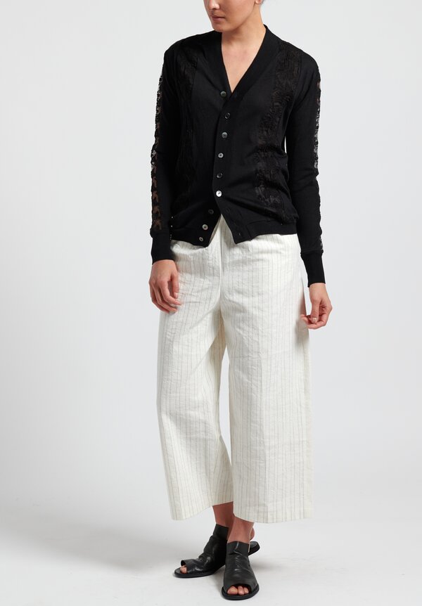 A Tentative Atelier ''Gehry'' Twist Pants in Off White	