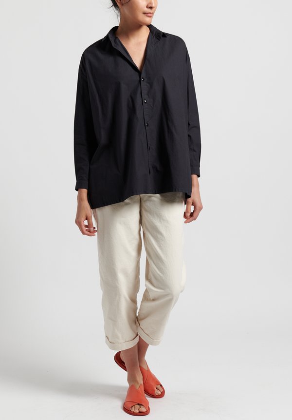 Toogood Fine Cotton Draughtsman Shirt in Flint | Santa Fe Dry