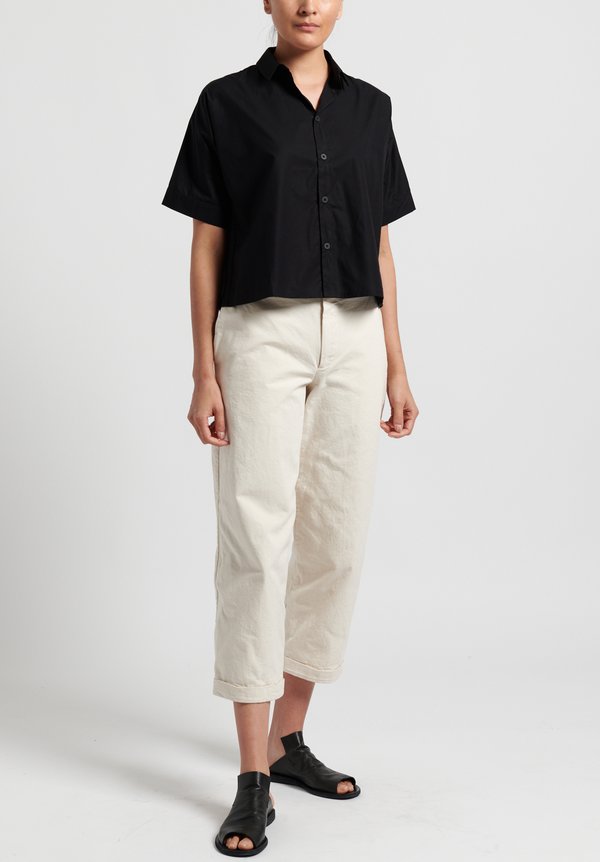 Toogood Canvas Bricklayer Trousers in Raw