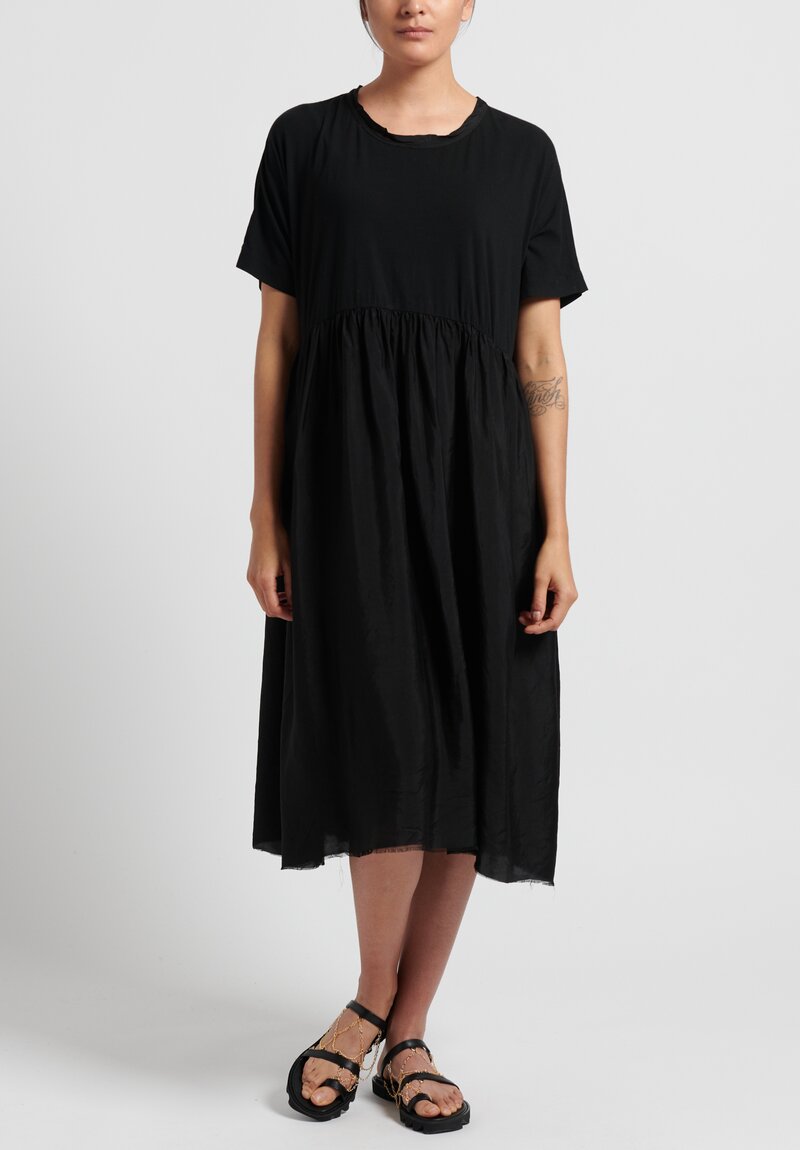 Uma Wang Cotton Dana Dress in Black	