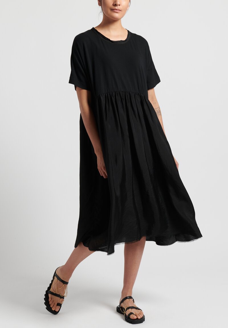 Uma Wang Cotton Dana Dress in Black	