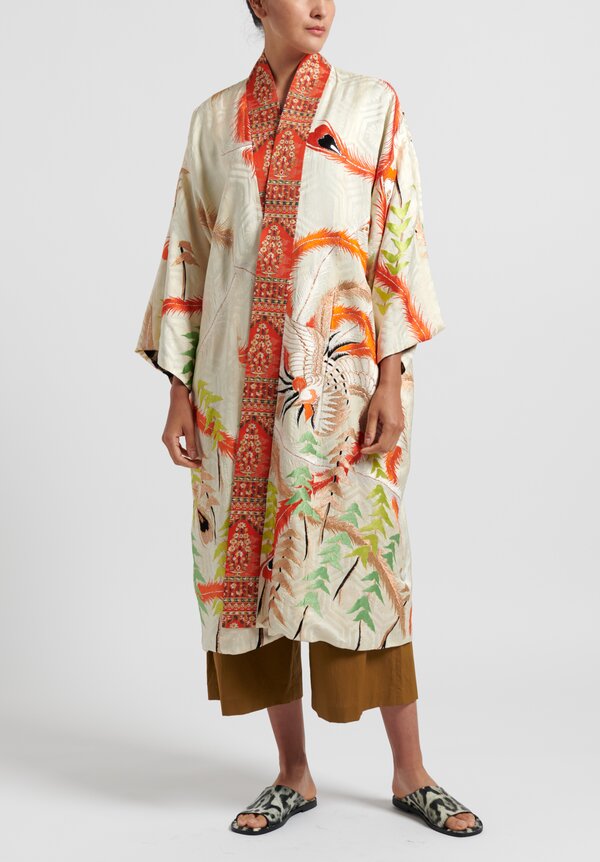 Rianna + Nina Silk One-Of-A-Kind Reversible Vintage Kimono Coat in ...