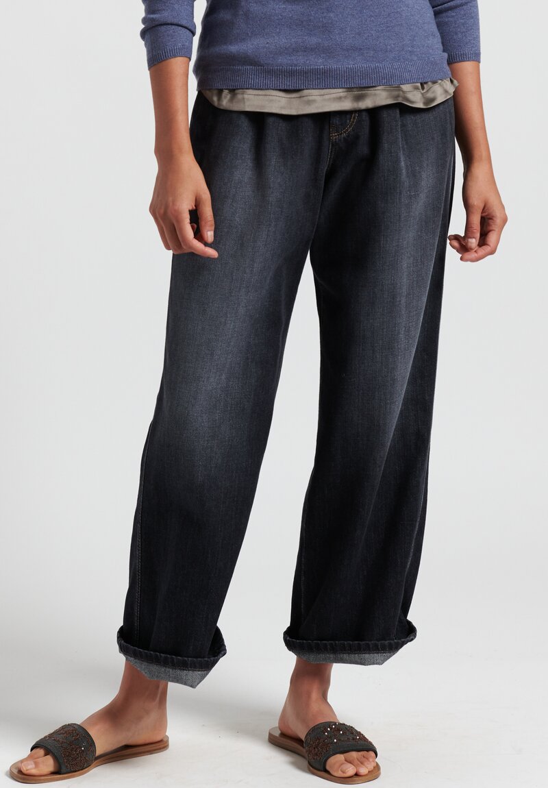Brunello Cucinelli Cotton Relaxed Jeans	
