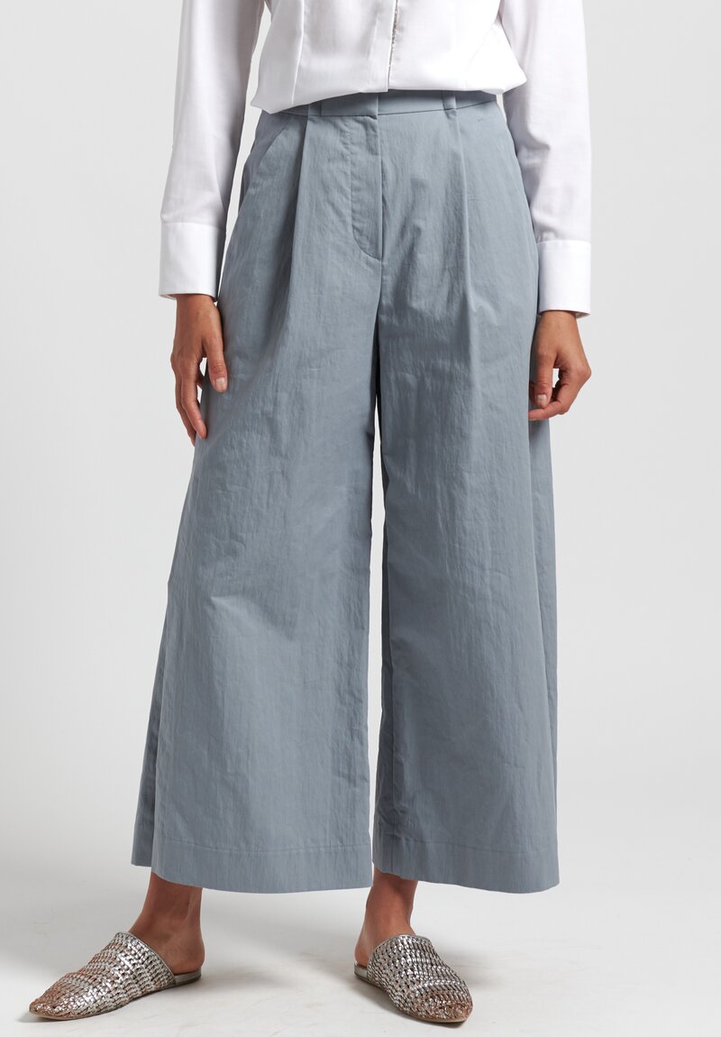 Brunello Cucinelli Cotton Gabardine Cropped Trousers	