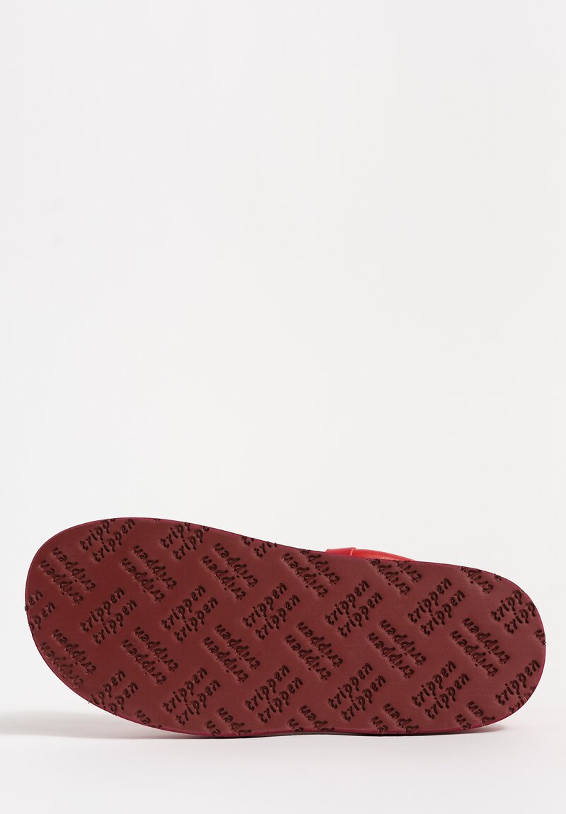 Trippen Zigzag Sandal in Red