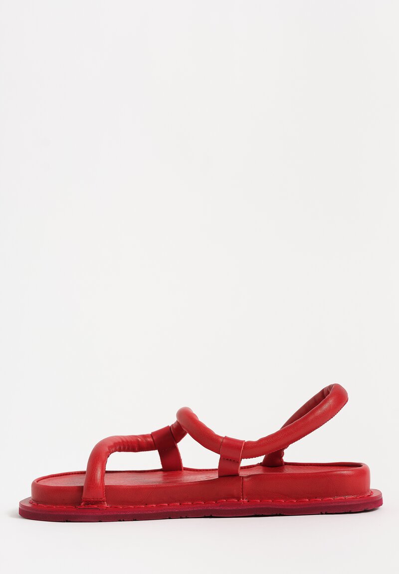 Trippen Zigzag Sandal in Red