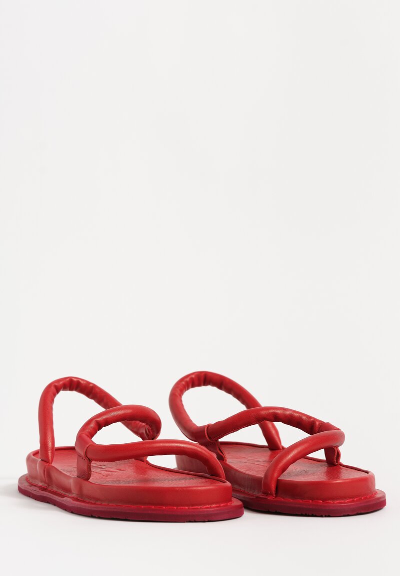 Trippen Zigzag Sandal in Red