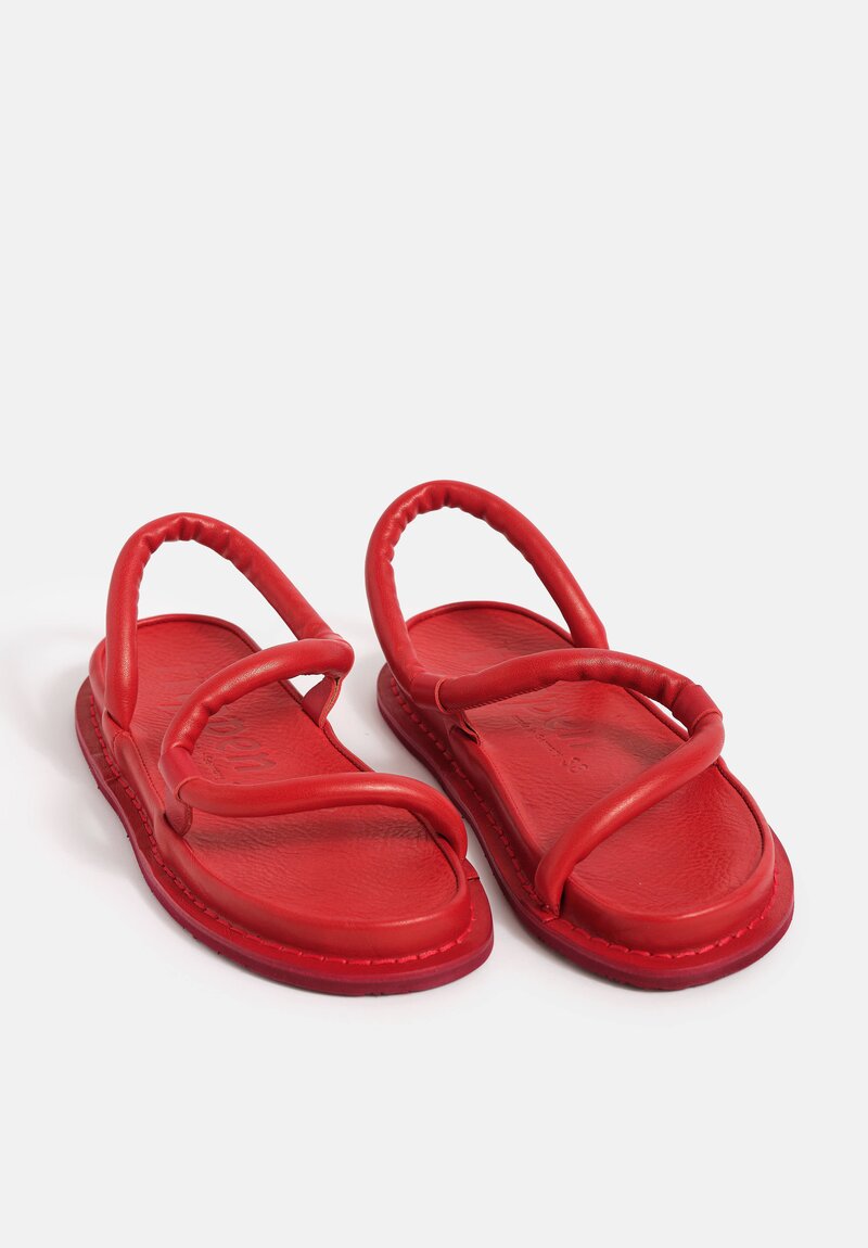 Trippen Zigzag Sandal in Red