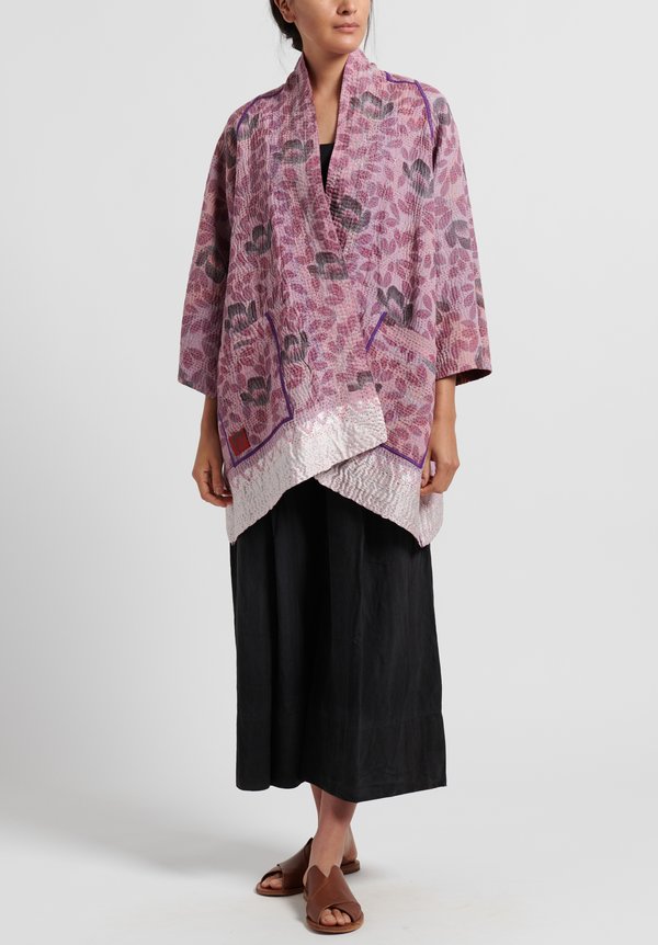Mieko Mintz 4-Layer Vintage Cotton A-Line Jacket	