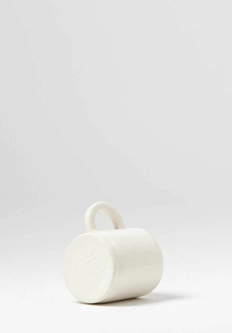 Bertozzi Handmade Small Espresso Cup in White	