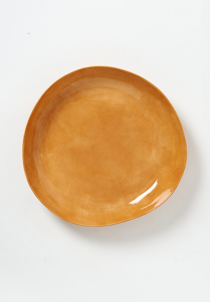  Bertozzi Solid Shallow Serving Bowl in Orange	