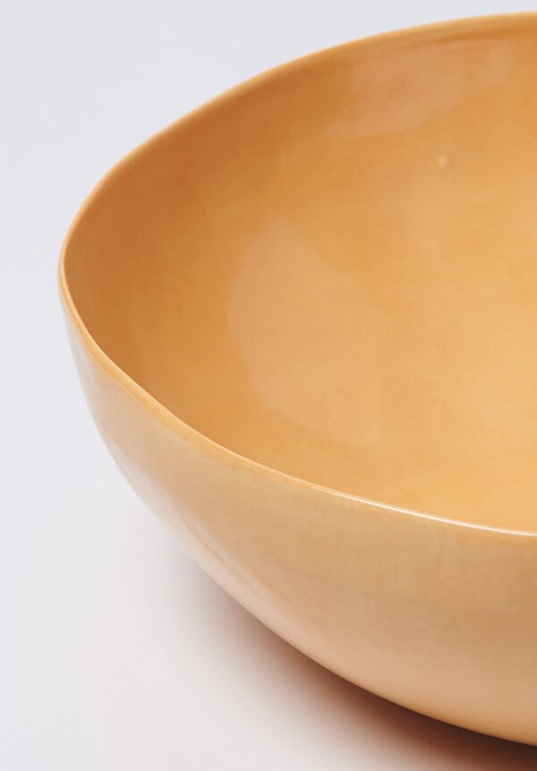 Bertozzi Solid Painted Large Bowl in Bruno Luce	
