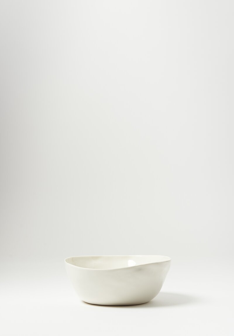 Bertozzi Solid Painted Medium Bowl in White	