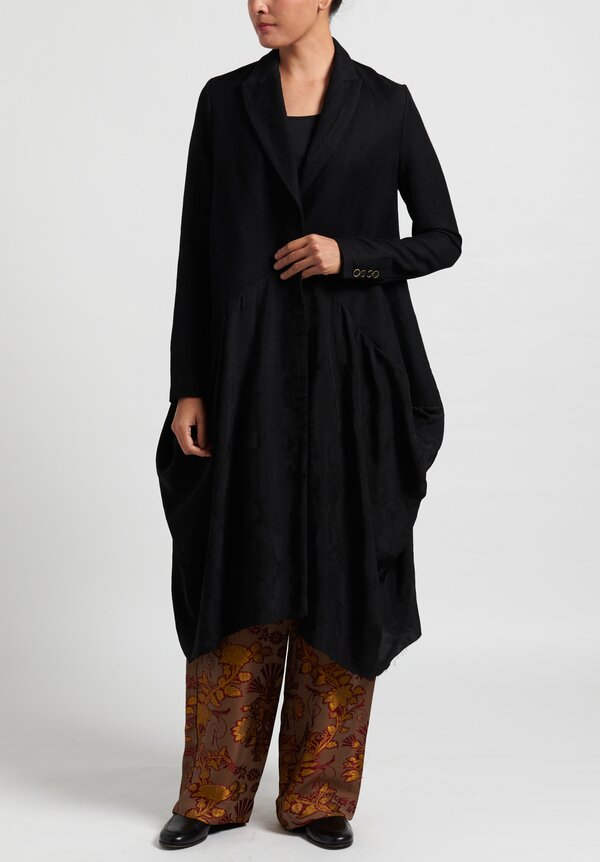 Uma Wang Celia Coat in Black	