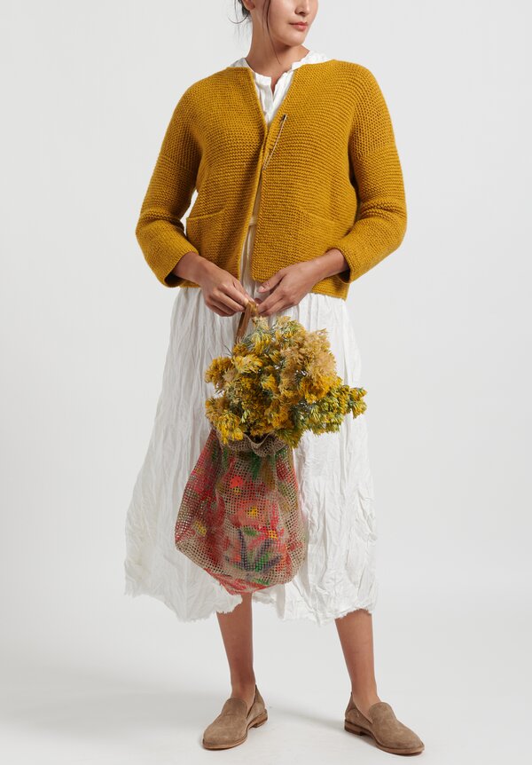 Daniela Gregis Hand-Knit Cardigan in Amber | Santa Fe Dry Goods ...
